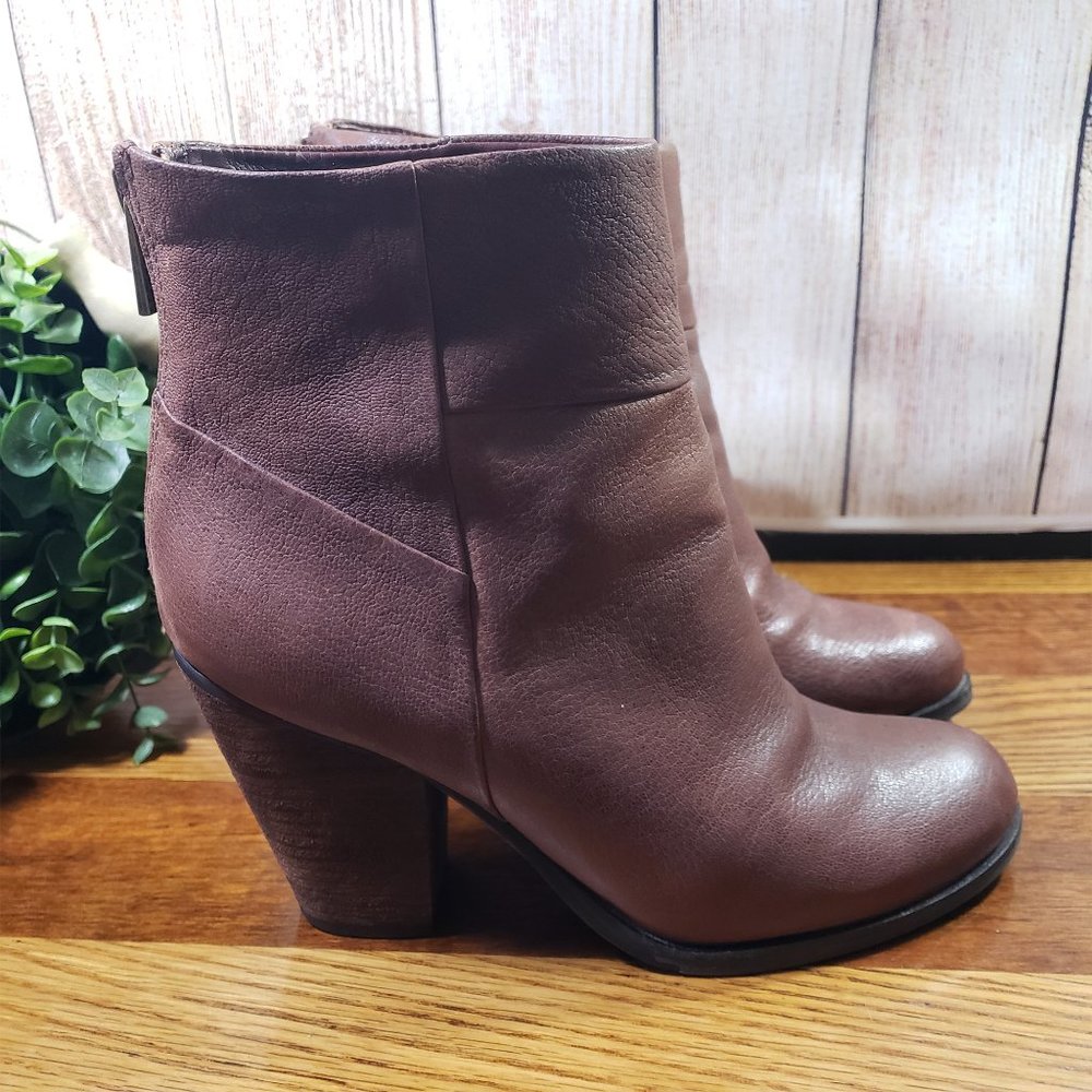 ARTURO CHIANG Women's Size 7 Brown At-Hadley Ankle Boots - Picture 6 of 12